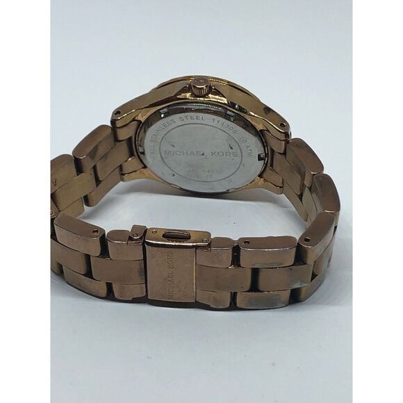 Michael Kors MK5403 Women's Stainless Steel Analog White Dial Quartz Watch LB171 - Picture 7 of 9